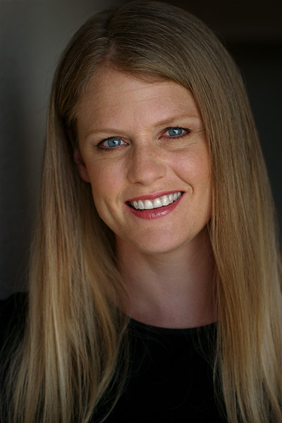 a headshot of a woman